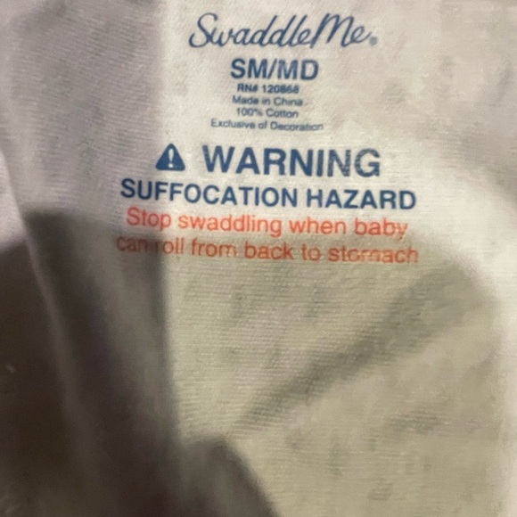 Swaddle Me Baby SleepSack Dot Gray 100%Cotton, Size SM-MD 0~3 Month & 7~14 Lbs - Picture 3 of 16